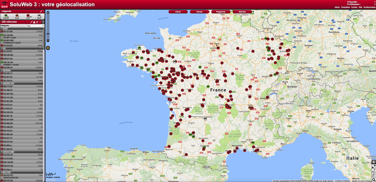 Plateforme de géolocalisation SoluWeb pour PC, Mac, Linux